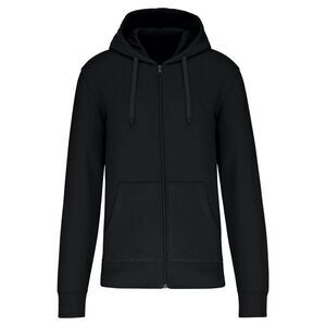 Kariban Mens Eco Friendly Full Zip Hoodie / Black